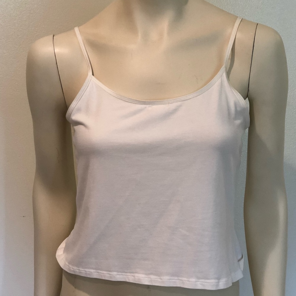 Old Navy perfect white cami.  Size Large